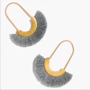 Madewell Arc wire fringe earring